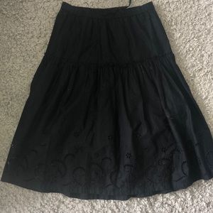 Long black skirt, GAP kids